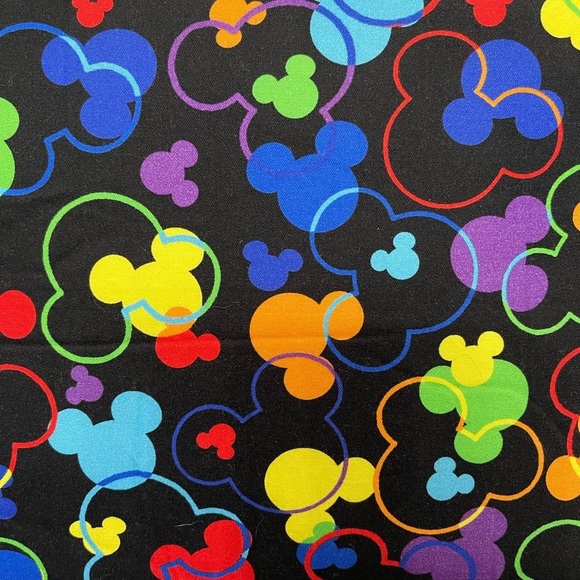 Rainbow Mickey Mouse Ears Custom Made Shoulder Bag With Purse Pal Wallet - Picture 9 of 12